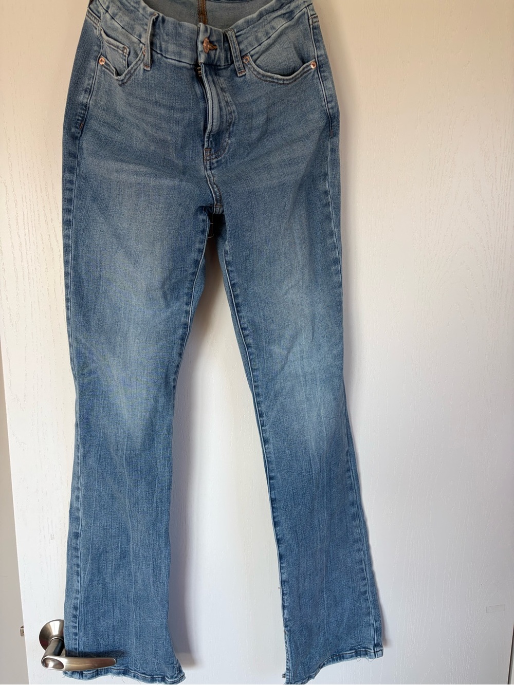 Express Light Blue Flare Jeans